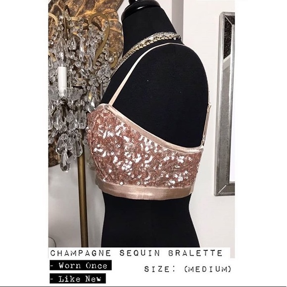 GUESS - SEQUIN BRALETTE - Picture 5 of 7